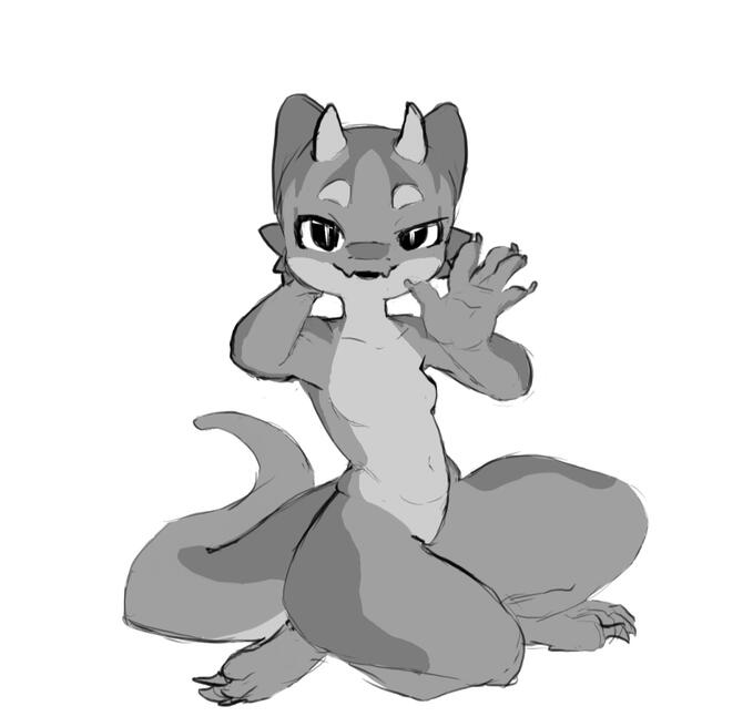 Full body sketch